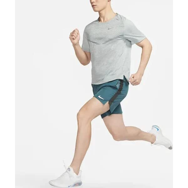 Nike Men's Regular Fit T-Shirt (Dm4754-084_Smoke Grey Fog/Reflective Silv M)