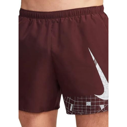 Nike Men's Shorts (Dq6501-652_Burgundy Crush/Reflective Silv