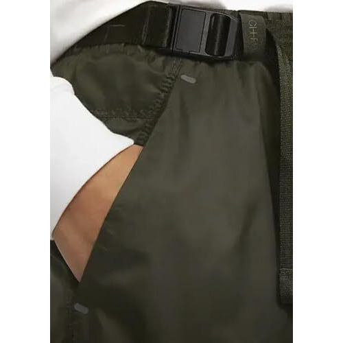 Nike Men's As M Nsw Tp Lnd Wvn Mid Rise Regular Fit Pant Rpl-Sequoia/Iron Grey/Black-Dq4279-355-M, Medium