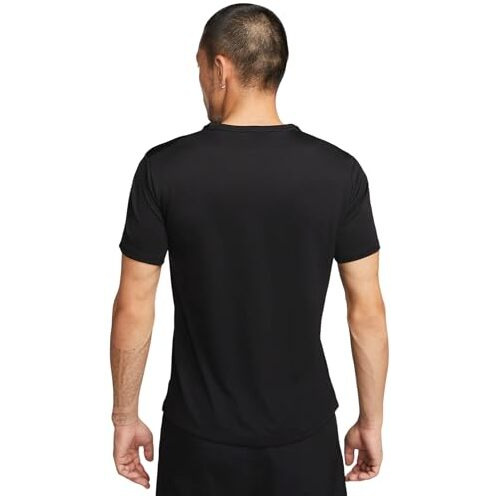 Nike Men's Regular Fit T-Shirt (Dv9316-010_Black/Reflective Silv
