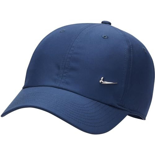 Nike Unisex's Cap (Fb5372-410_Midnight Navy/Metallic Silver