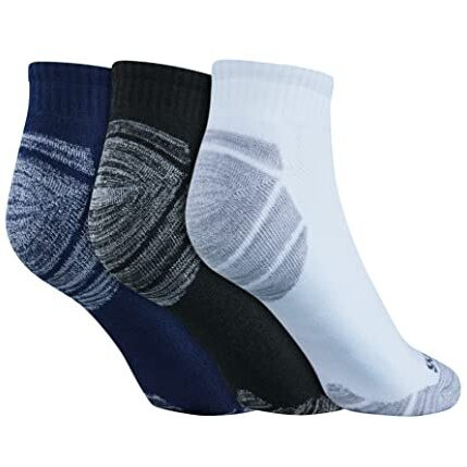 Skechers Polyester Men Short Socks S20039Id-Wbkb L, Multicolour