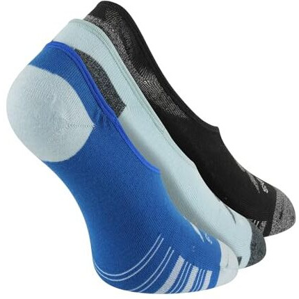 Skechers-Mens-Socks-3Pk Mens Non Terry No Show-S20080Id-Multl-L