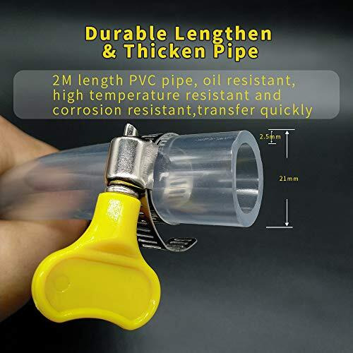 Reach Auto Parts Newest High Flow Siphon Hand Pump Portable Manual Car Fuel Transfer Pump For Gas Gasoline Petrol Diesel Oil Liquid Water Fish Tank With 2M Syphon Hose