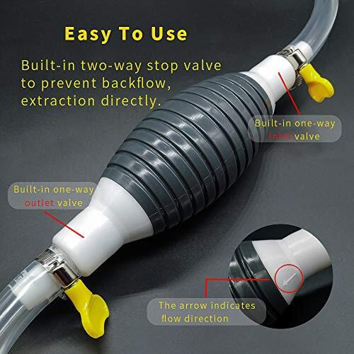 Reach Auto Parts Newest High Flow Siphon Hand Pump Portable Manual Car Fuel Transfer Pump For Gas Gasoline Petrol Diesel Oil Liquid Water Fish Tank With 2M Syphon Hose