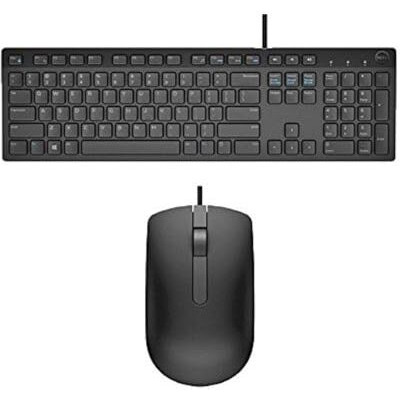 Dell Usb Wired Keyboard And Mouse Set (Black) Kb216+Ms116