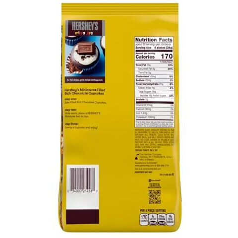 Hershey's Miniatures Assorted Chocolate Candy Party Pack, 35.9 Oz 1.01 Kg (Imported)