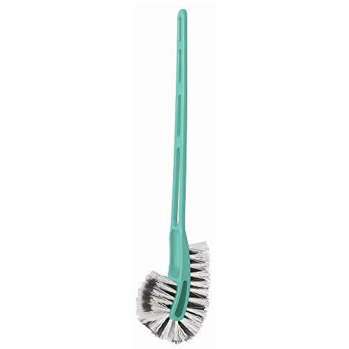 Spotzero By Milton Double Side Normal Bristles Toilet Brush, Multicolor(Pack Of 1)