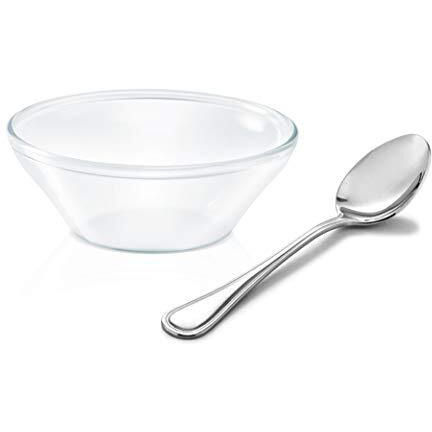 Borosil - Venus Glass Katori Bowl Set, 170Ml, Set Of 6, Transparent
