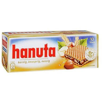 Ferrero Hanuta Hazelnut Cream Wafer 10 Pack, 220 Grams