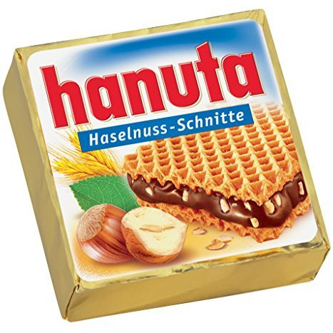 Ferrero Hanuta Hazelnut Cream Wafer 10 Pack, 220 Grams
