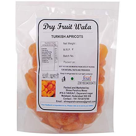 Dry Fruit Wala Dried Turkish Apricots Seedless,1000 G