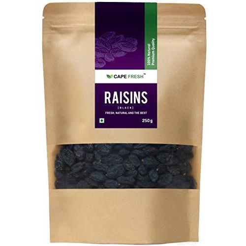 Cape Fresh Black Raisins 250G | Whole | Natural | Pure
