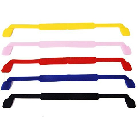 Phenovo Kid's Spectacle Glasses Sunglasses Strap,Silicone Stretchy Band Holder,Spectacle Band Strap For Secure And Easy Attachment (3 Pc) - Multicolor