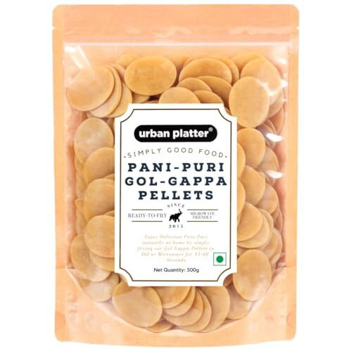 Urban Platter Ready-To-Fry Dry Gol Gappa (Pani Puris), 500G