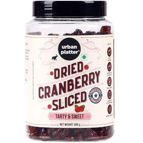 Urban Platter Dried Red Cranberry, 500 G