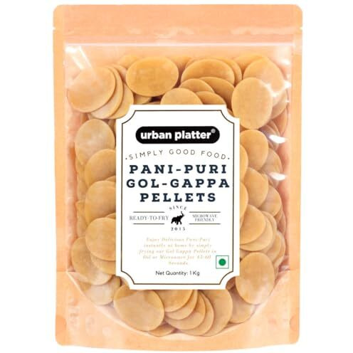 Urban Platter Ready-To-Fry Dry Gol Gappa Pani Puris, 1000 G