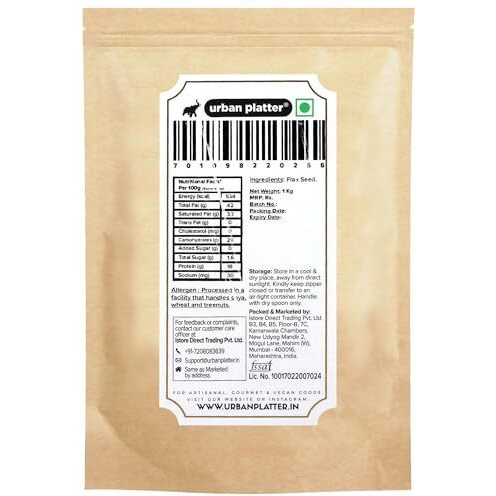 Urban Platter Flax Seeds, 1Kg