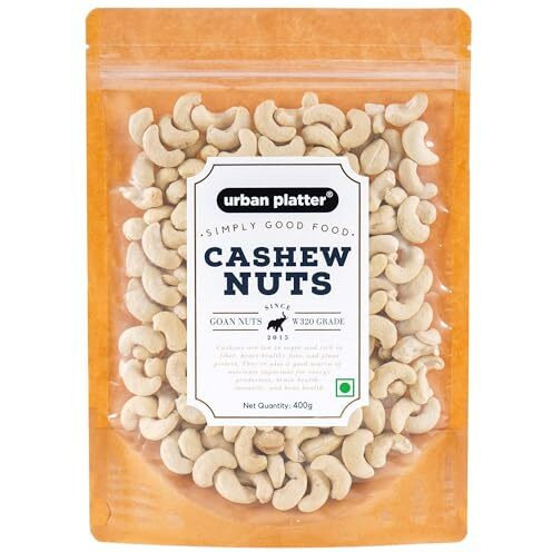 Urban Platter Goan Cashew Nuts (Grade W320), 400G