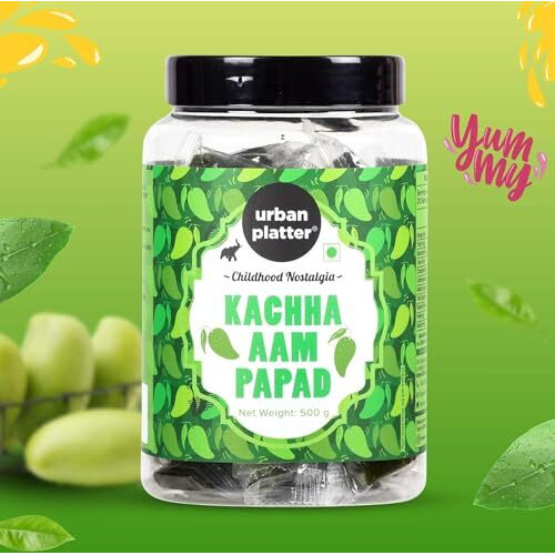 Urban Platter Kachha Aam Papad (Keri), 500Gram - Fresh