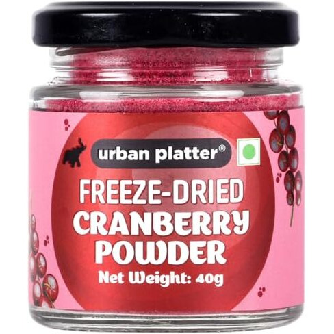 Urban Platter Freeze-Dried Cranberry Powder, 40G