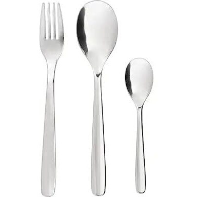 Ikea Cutlery Spoon Set Of 12 Piece, Silver