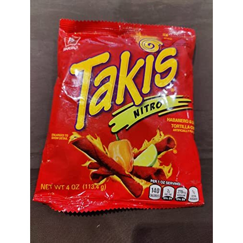 Takis Nitro- Habanero & Lime Tortilla Chips 113G