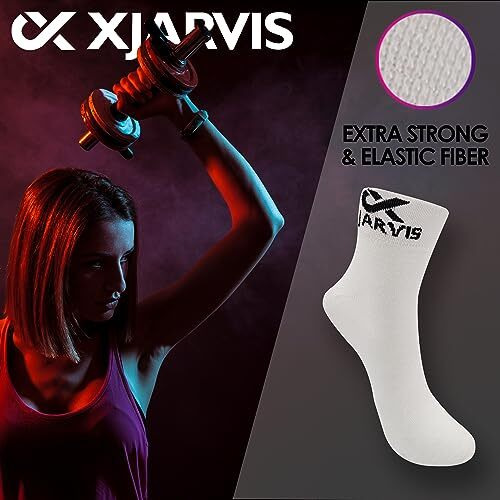 Xjarvis Berlin Athletic Ankle Socks For Men & Women | Breathable Cotton Grip Sports Socks For Gym, Running, Fitness & Summer Wear| Odor-Free, Anti-Slip Socks For Casual & Formal Use  Pack Of 6
