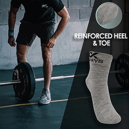 Xjarvis Berlin Athletic Ankle Socks For Men & Women | Breathable Cotton Grip Sports Socks For Gym, Running, Fitness & Summer Wear| Odor-Free, Anti-Slip Socks For Casual & Formal Use  Pack Of 6