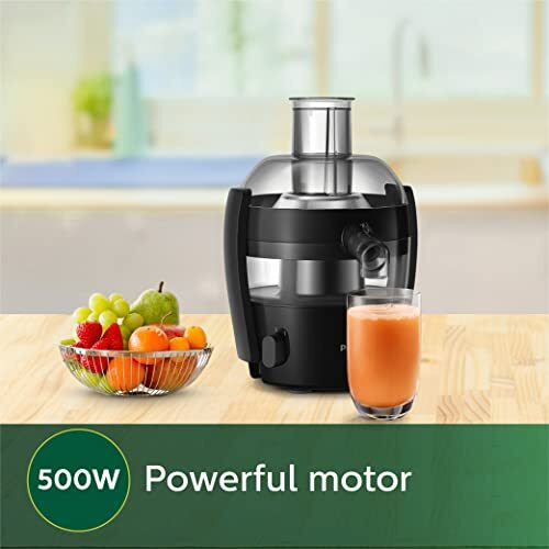 Philips Viva Collection Hr1832/00 1.5-Litre Juicer, Ink Black