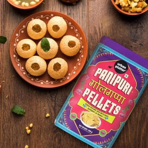Urban Platter Ready-To-Fry Dry Gol Gappa (Pani Puris), 200G