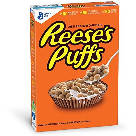 General Mills Cereal Reeses Peanut Butter Puff, 368G