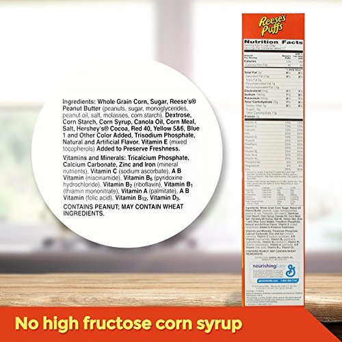 General Mills Cereal Reeses Peanut Butter Puff, 368G