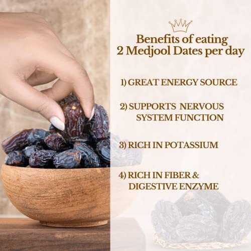 Rasayanam Medjool/Medjoul Dates (Khajoor) 500Gm | Grade A | Imported Dry Fruits From Morocco, Fresh