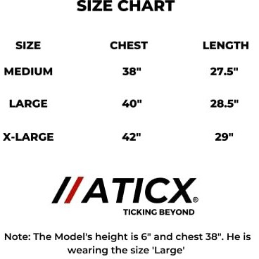 Aticx Men's Slim Fit Polyester Half Sleeve T Shirt - Quick Dry Lycra Sports Training Tee For Gym, Running, Workout (Supreme Black_L)