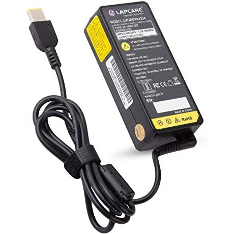 Lapcare Laptop Adapter For Lenovo Ideapad G50 G50-30 G50-45 G50-70 G50-80 65W Charger (Black)