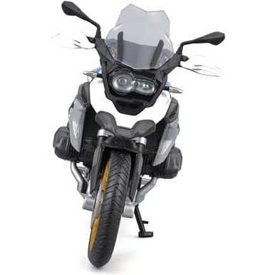 Koenig-Tom Plastic Maisto Adult Bmw R1250Gs 112 Scale Motorcycle Model With Suspension And Folding Side Stand, 17 Cm, Blue/White (5-20100, Medium)
