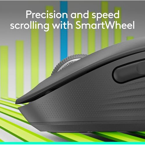 Logitech Signature M650 Wireless Mouse - For Small To Medium Sized Hands, 2-Year Battery, Silent Clicks, Customisable Side Buttons, Bluetooth, For Pc/Mac/Multi-Device/Chromebook -Graphite