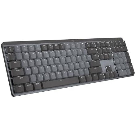 Logitech Mx Mechanical Wireless Illuminated Performance Keyboard With Free Adobe Subscription, Linear Switches, Backlit Keys, Bluetooth, Usb-C
