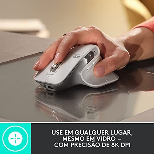 Logitech Mx Master 3S With Free Adobe Subscription - Wireless Performance Mouse With Ultra-Fast Scrolling, Ergo, 8K Dpi, Track On Glass, Quiet Clicks, Usb-C, Bluetooth, Chrome-Pale Grey