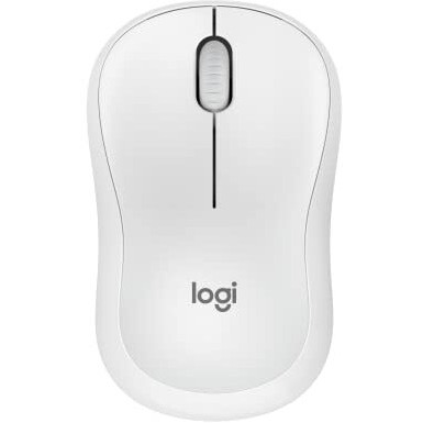 Logitech M240 Silent Bluetooth Mouse, Wireless, Compact, Portable, Smooth Tracking, 18-Month Battery, For Windows, Macos, Chromeos, Compatible With Pc, Mac, Laptop, Tablets - Off White