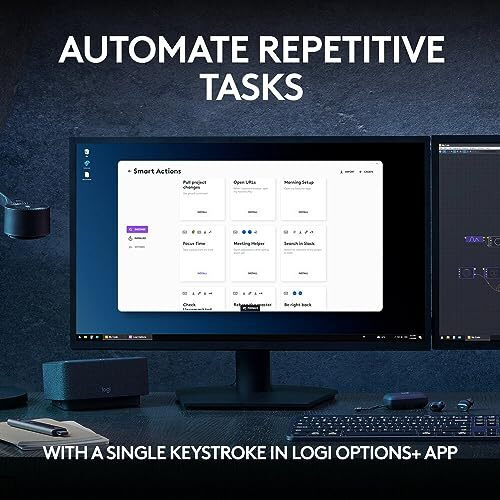 Logitech G Keys S Wireless Keyboard, Low Profile, Fluid Precise Quiet Typing, Programmable Keys, Backlighting, Bluetooth, Usb C Rechargeable, For Windows Pc, Linux, Chrome, Mac - Graphite