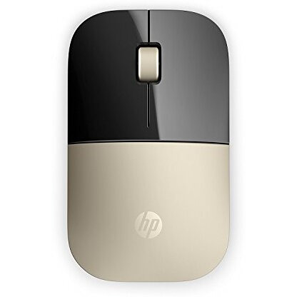 Hp Z3700 Wireless Optical Mouse With Usb Receiver And 2.4Ghz Wireless Connection/ 1200Dpi / 16 Months Long Battery Life/Ambidextrous And Slim Design (Modern Gold)