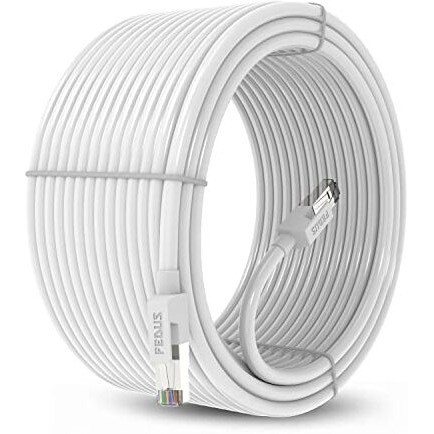 Fedus Cat6 Ethernet Cable, 10 Meter High Speed 550Mhz / 10 Gigabit Speed Utp Lan Cable, Network Cable Internet Cable Rj45 Cable Lan Wire, Patch Computer Cord Gigabit Category 6 Wires For Modem