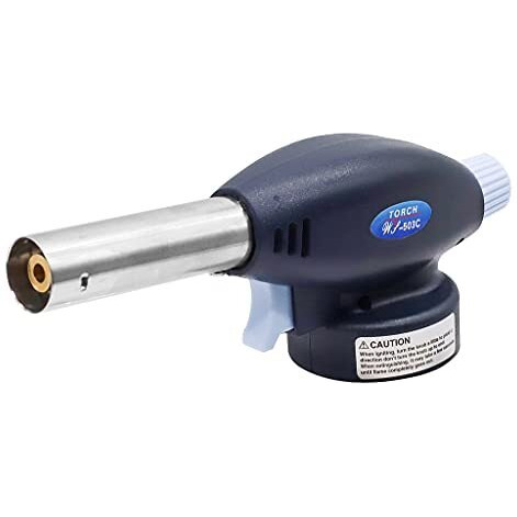Elephantboat Flamethrower Butane Burner Auto Ignition Camping Weldin Blow Torch For Creme Brulee, Kitchen, Cooking, Bbq