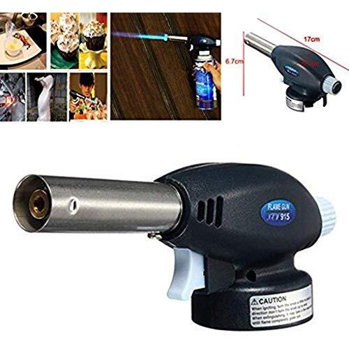 Elephantboat Flamethrower Butane Burner Auto Ignition Camping Weldin Blow Torch For Creme Brulee, Kitchen, Cooking, Bbq