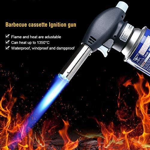 Elephantboat Flamethrower Butane Burner Auto Ignition Camping Weldin Blow Torch For Creme Brulee, Kitchen, Cooking, Bbq