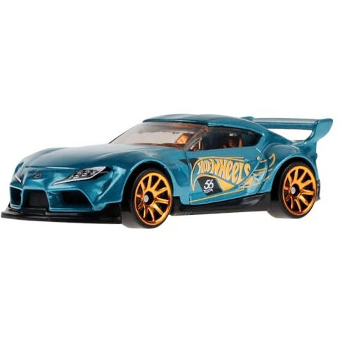 Hot Wheels 164 Scale Die-Cast Vehicle 20 Toyota Gr Supra With Turquoise- & Copper-Colored Deco To Celebrate Hw 56Th Anniversary