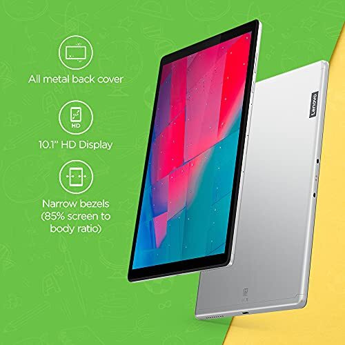 Lenovo Tab M10 Hd 2Nd Gen (10.1 Inch(25Cm), 4 Gb, 64 Gb, Wi-Fi+Lte), Platinum Grey With Metallic Body And Octa-Core Processor