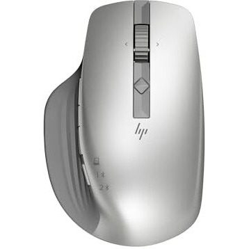 Hp 930 Creator Wireless Mouse, Usb-A Dongle, Bluetooth 5.1, 7 Programmable Buttons, Up To 4000 Dpi, Pair Up To 3 Devices, Rechargeable 12-Week Battery, 3-Year Warranty, 0.13 Kg, Silver, 1D0K9Aa